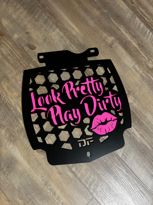 Can-am Rad Cover “Look Pretty Play Dirty”