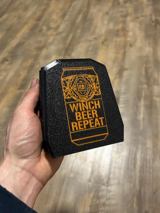 Can-am Renegade Snorkel Cover “Winch Beer Repeat”