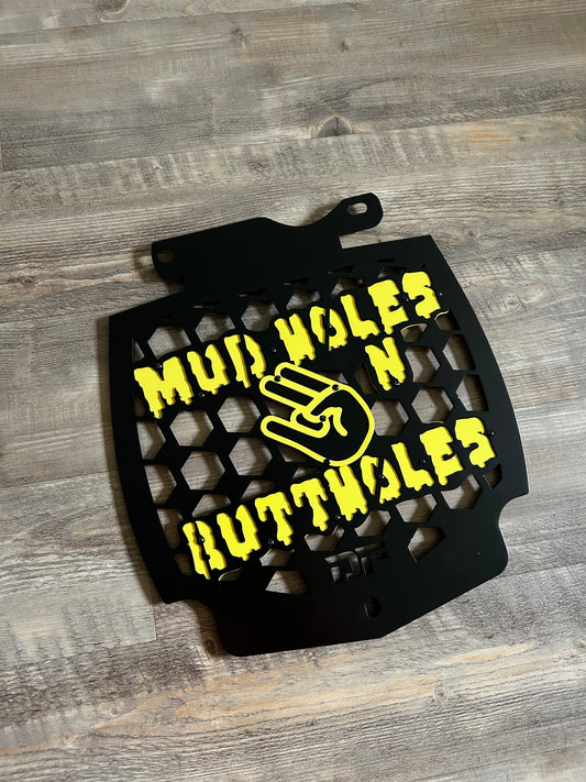 Can-am Rad Cover “Mud Holes N Buttholes ”